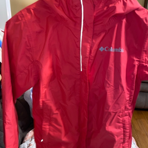 Columbia Vibrant Pink Windbreaker - Picture 1 of 2